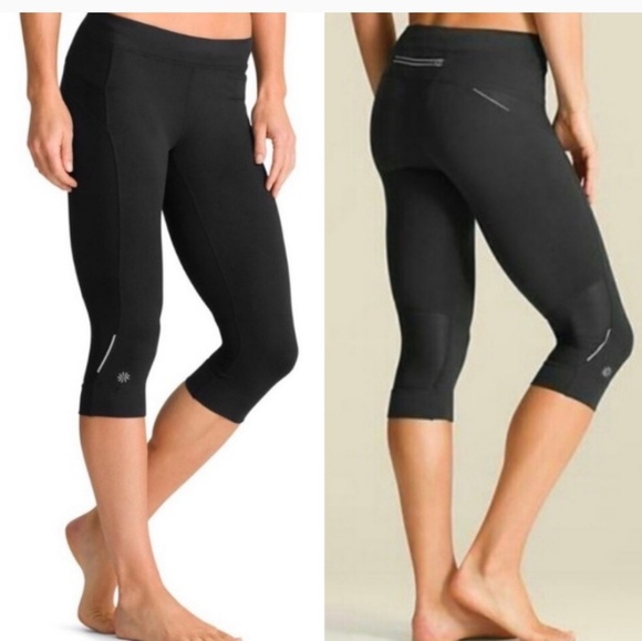Athleta Pants - NWOT Athleta Dobby Be Free Knicker Black